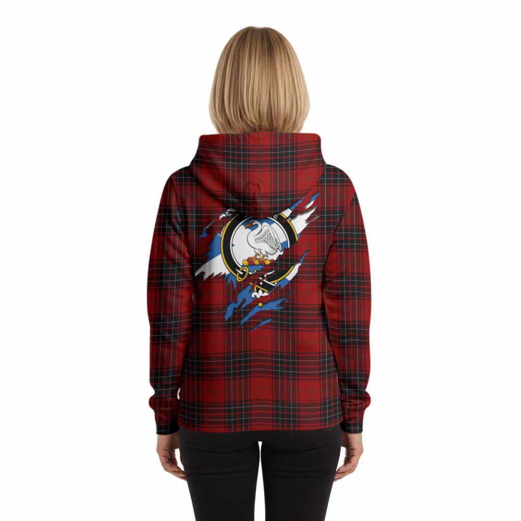 Wemyss Clan Crest In Me Tartan Hoodie Scotland Flag Style