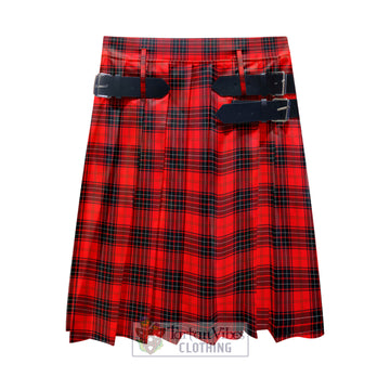 Wemyss Modern Tartan Men's Pleated Skirt - Fashion Casual Retro Scottish Kilt Style
