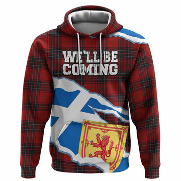 Wemyss Scotland Football Tartan Hoodie We'll Be Coming