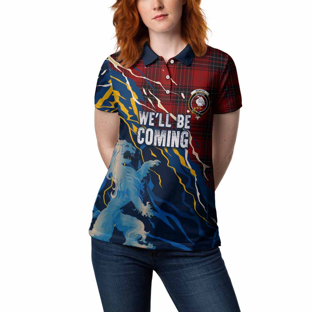 Wemyss Scotland Tartan Women Polo Shirt WC2026 Football - We'll Be Coming