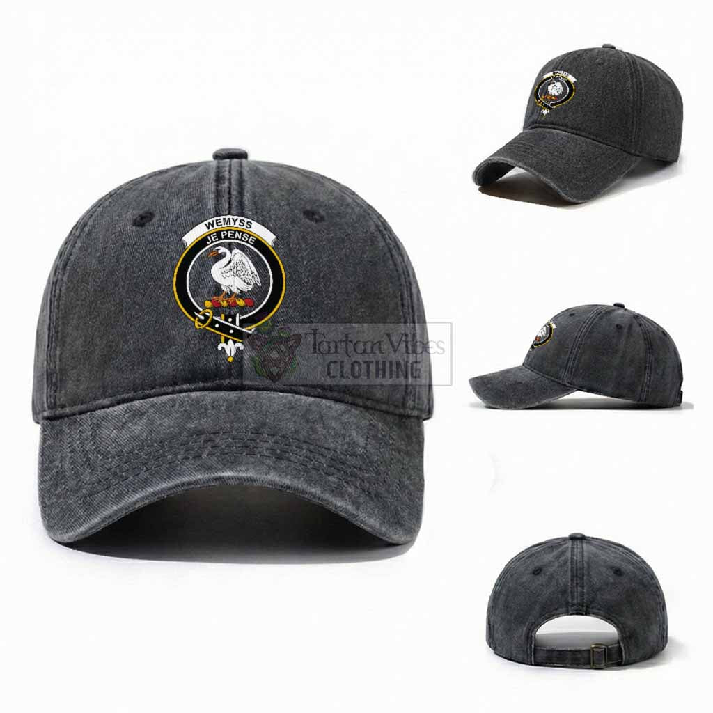 Wemyss Scottish Clan Crest Washed Baseball Cap