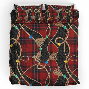 Wemyss Scottish Tartan Twisted Ropes Stylized Bedding Set UK Bedding Set UK King 91*87 inch - Tartan Vibes Clothing