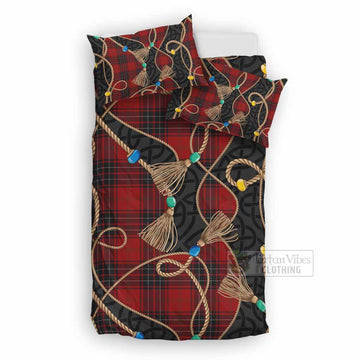 Wemyss Scottish Tartan Twisted Ropes Stylized Bedding Set UK Bedding Set UK Double 79*79 inch - Tartan Vibes Clothing
