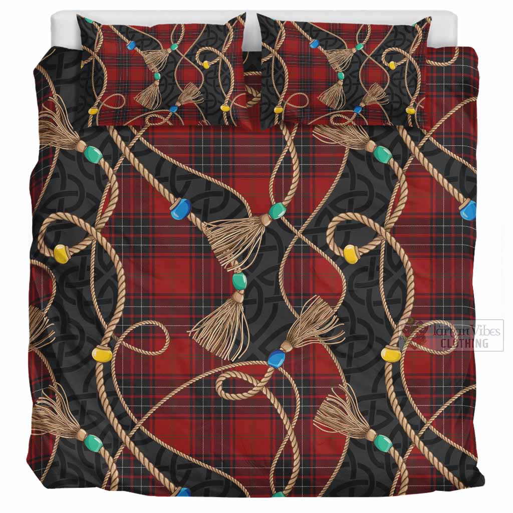 Wemyss Scottish Tartan Twisted Ropes Stylized Bedding Set UK Bedding Set UK Super King 104*94 inch - Tartan Vibes Clothing