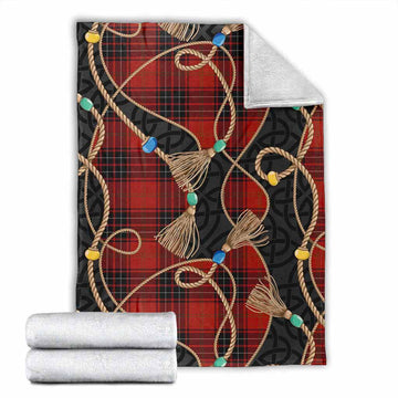 Wemyss Scottish Tartan Twisted Ropes Stylized Blanket X-Large 59 x 79 inches 150 x 200 cm - Tartan Vibes Clothing