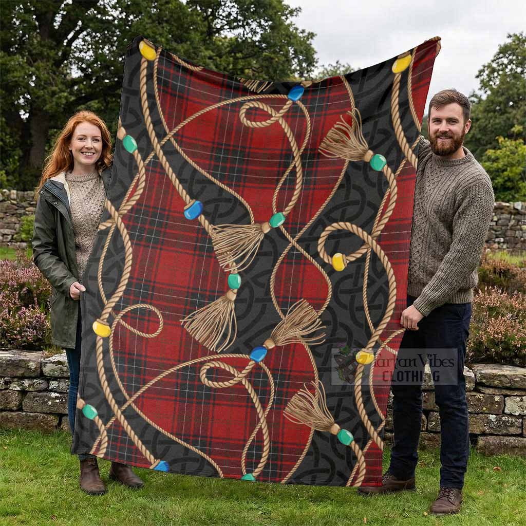 Wemyss Scottish Tartan Twisted Ropes Stylized Blanket - Tartan Vibes Clothing