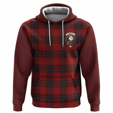 Wemyss Tartan Accent Hoodie with Family Crest