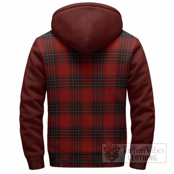 Wemyss Tartan Accent Sherpa Hoodie with Family Crest