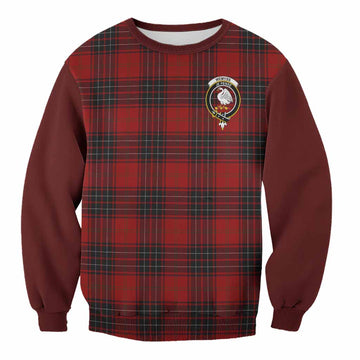 Wemyss Tartan Accent Sweatshirt with Family Crest