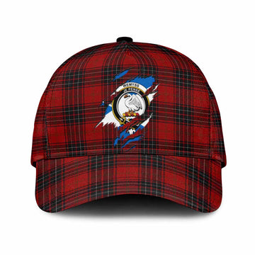 Wemyss Tartan Classic Cap with Family Crest In Me Style