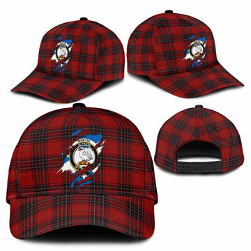 Wemyss Tartan Classic Cap with Family Crest In Me Style