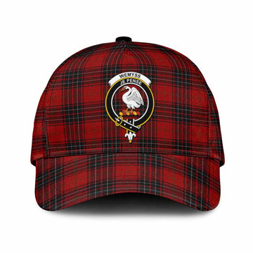 Wemyss Tartan Classic Cap with Family Crest