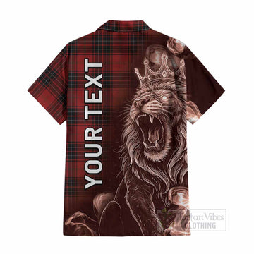 Wemyss Tartan Cotton Hawaiian Shirt Roaring Lion Heritage