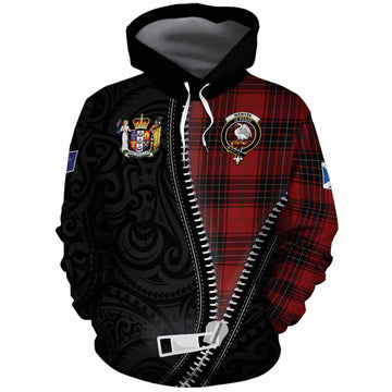 Wemyss Tartan Cotton Hoodie New Zealand Pattern Unique Zipper Stylized