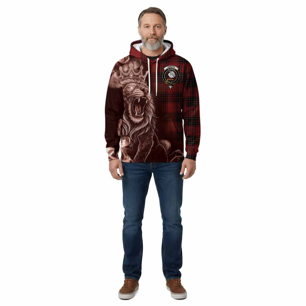 Wemyss Tartan Cotton Hoodie Roaring Lion Heritage
