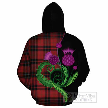 Wemyss Tartan Cotton Hoodie Traditional Scottish Thistle
