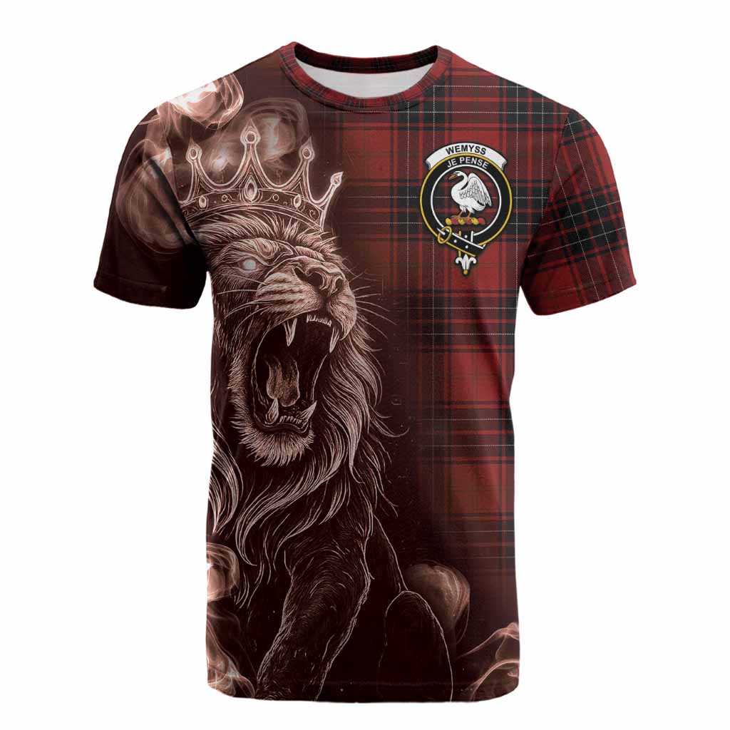 Wemyss Tartan Cotton T-shirt Roaring Lion Heritage