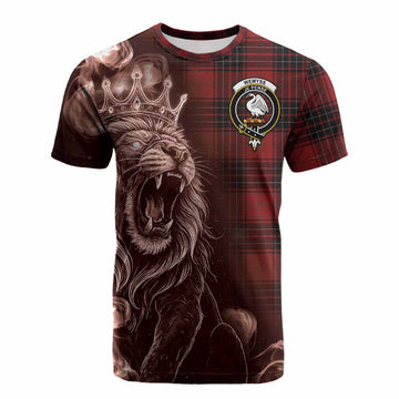 Wemyss Tartan Cotton T-shirt Roaring Lion Heritage