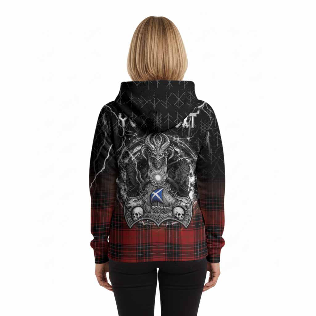 Wemyss Tartan Crest Hoodie Celtic Odin's Raven Legacy