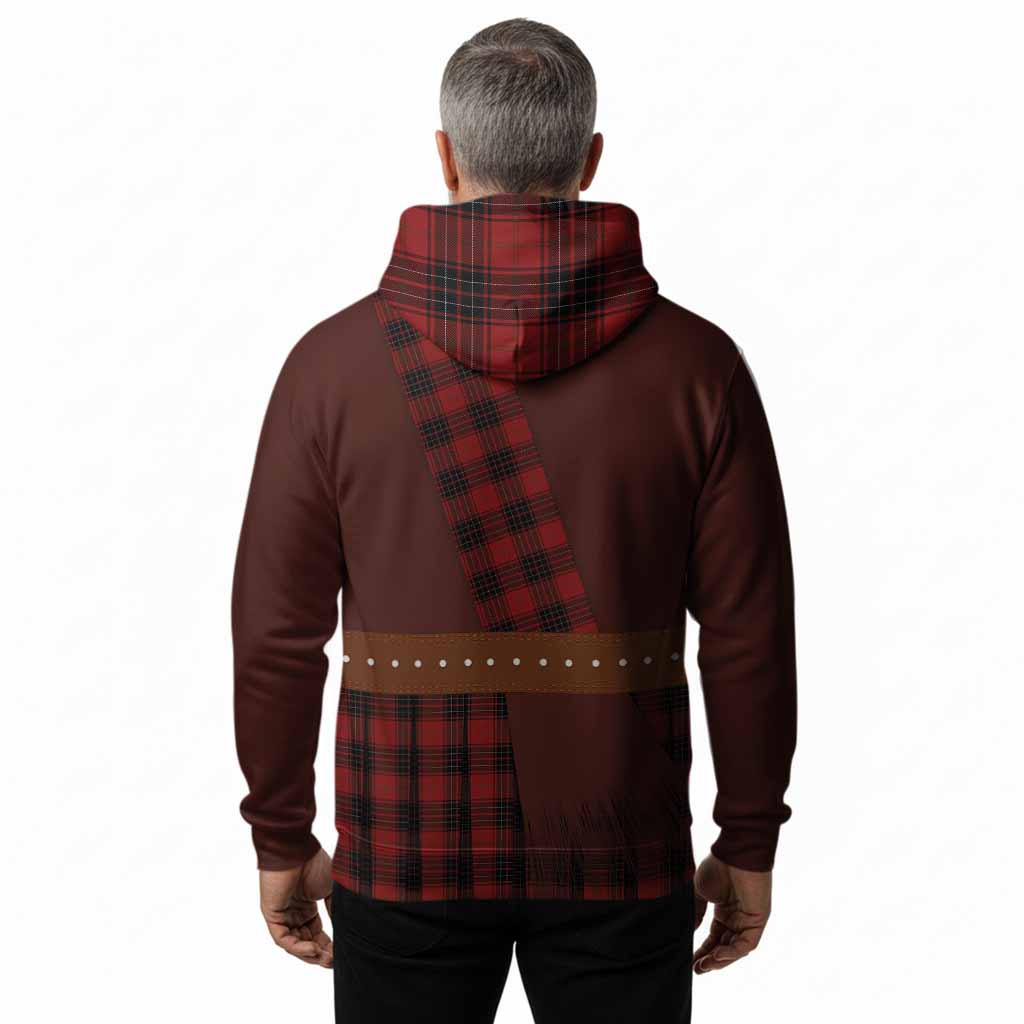 Wemyss Tartan Crest Hoodie Kilt Costume Style