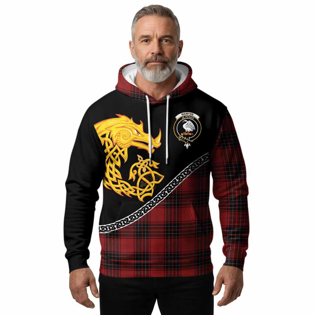 Wemyss Tartan Crest Hoodie Legendary Dragon Knot Half Style
