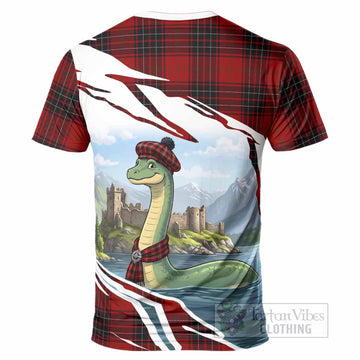 Wemyss Tartan Crest Loch Ness Monster Scottish Heritage Art T-Shirt