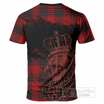 Wemyss Tartan Crest T-Shirt Crowned Lion Heritage Style