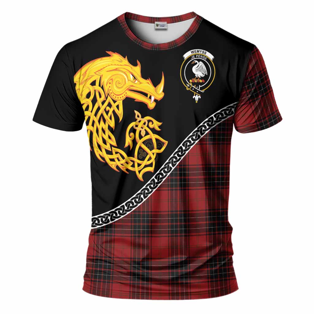 Wemyss Tartan Crest T-Shirt Legendary Dragon Knot Half Style
