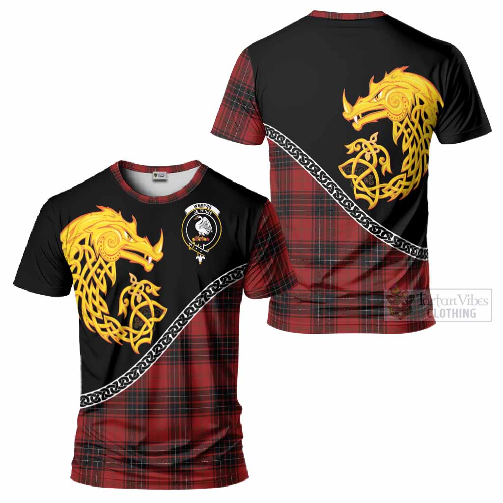 Wemyss Tartan Crest T-Shirt Legendary Dragon Knot Half Style