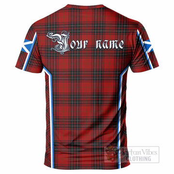 Wemyss Tartan Crest T-shirt Scotland Coat of Arm Flag Style - Tartan Vibes Clothing