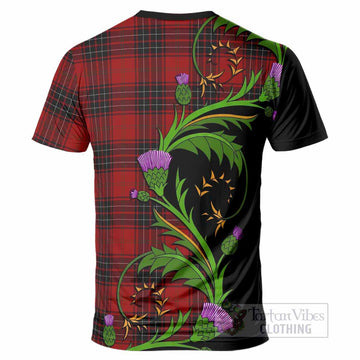 Wemyss Tartan Crest T-Shirt Scottish Thistle Pride Heritage Art