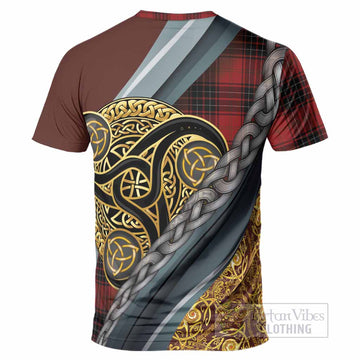 Wemyss Tartan Crest T-Shirt Scottish Triskele Celtic