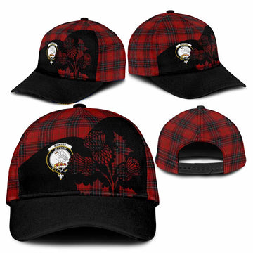 Wemyss Tartan Family Crest Classic Cap Scotland Thistle Floral Flag Style