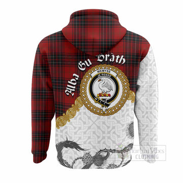 Wemyss Tartan Family Crest Hoodie Scottish Highland Warrior Celtic Knot Thistle