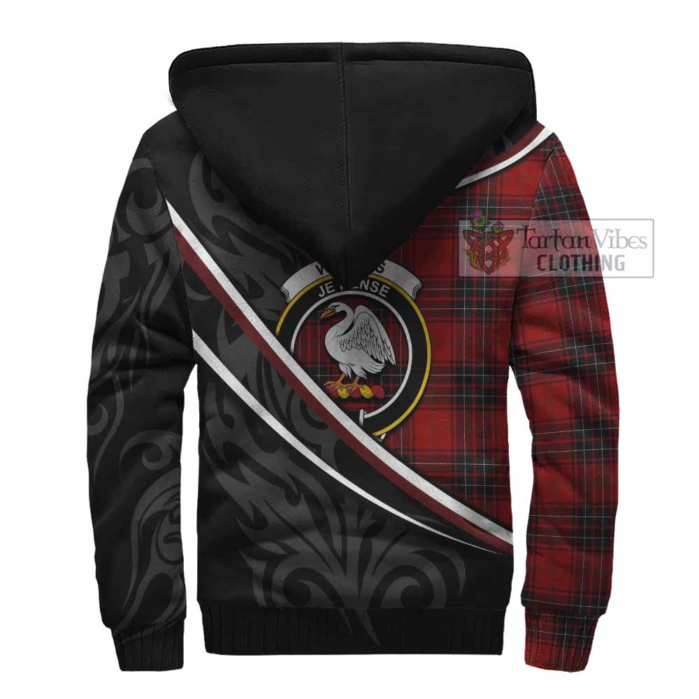Wemyss Tartan Family Crest Sherpa Hoodie Celtic Scottish Thistle Floral - Tartan Vibes Clothing