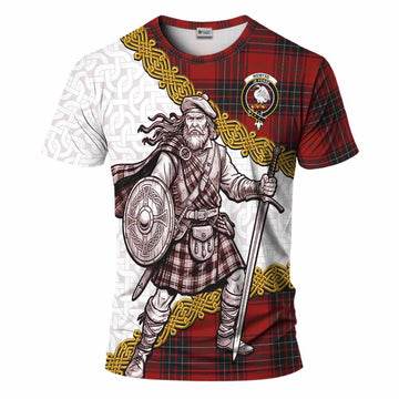 Wemyss Tartan Family Crest T-Shirt Scottish Highland Warrior Celtic Alba Gu Brath