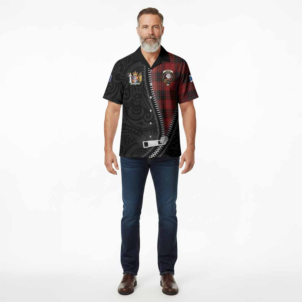 Wemyss Tartan Hawaiian Shirt New Zealand Pattern Unique Zipper Stylized