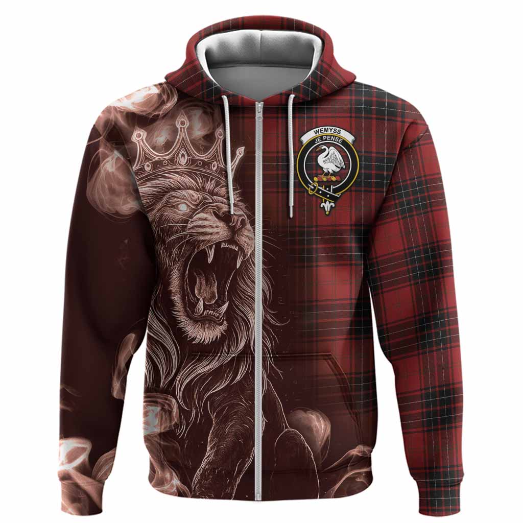 Wemyss Tartan Hoodie Roaring Lion Heritage