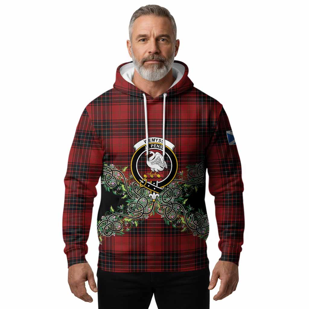 Wemyss Tartan Hoodie Thistle Scottish Spirit