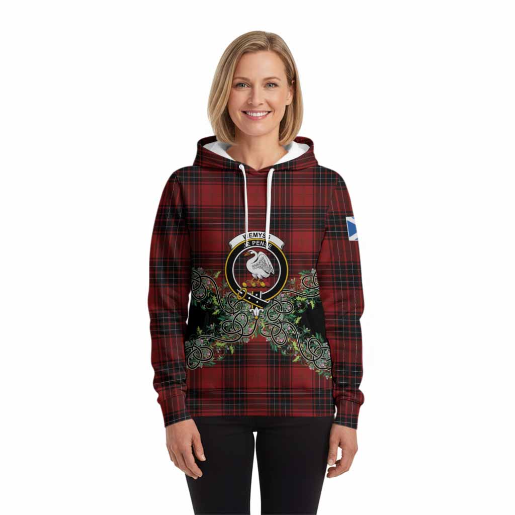 Wemyss Tartan Hoodie Thistle Scottish Spirit