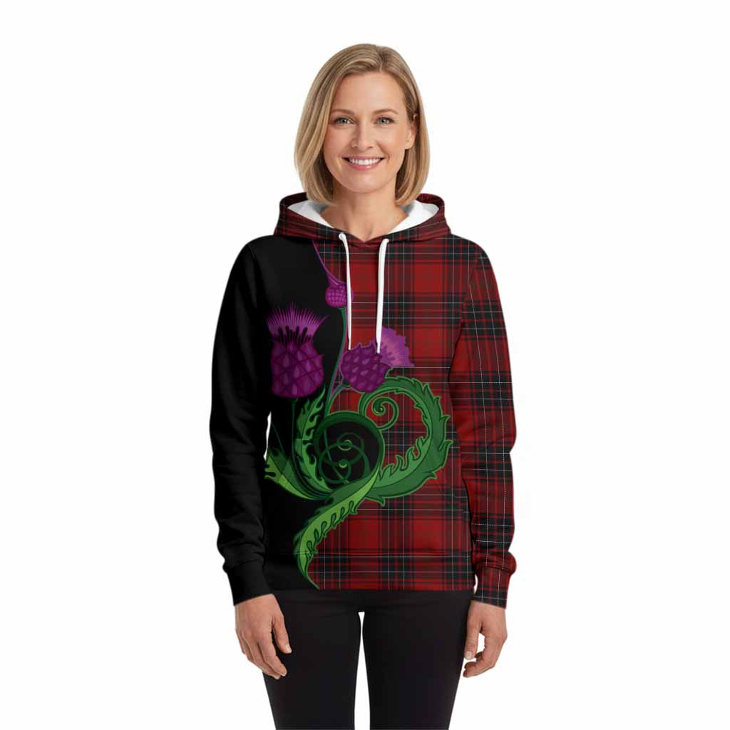 Wemyss Tartan Hoodie Traditional Scottish Thistle