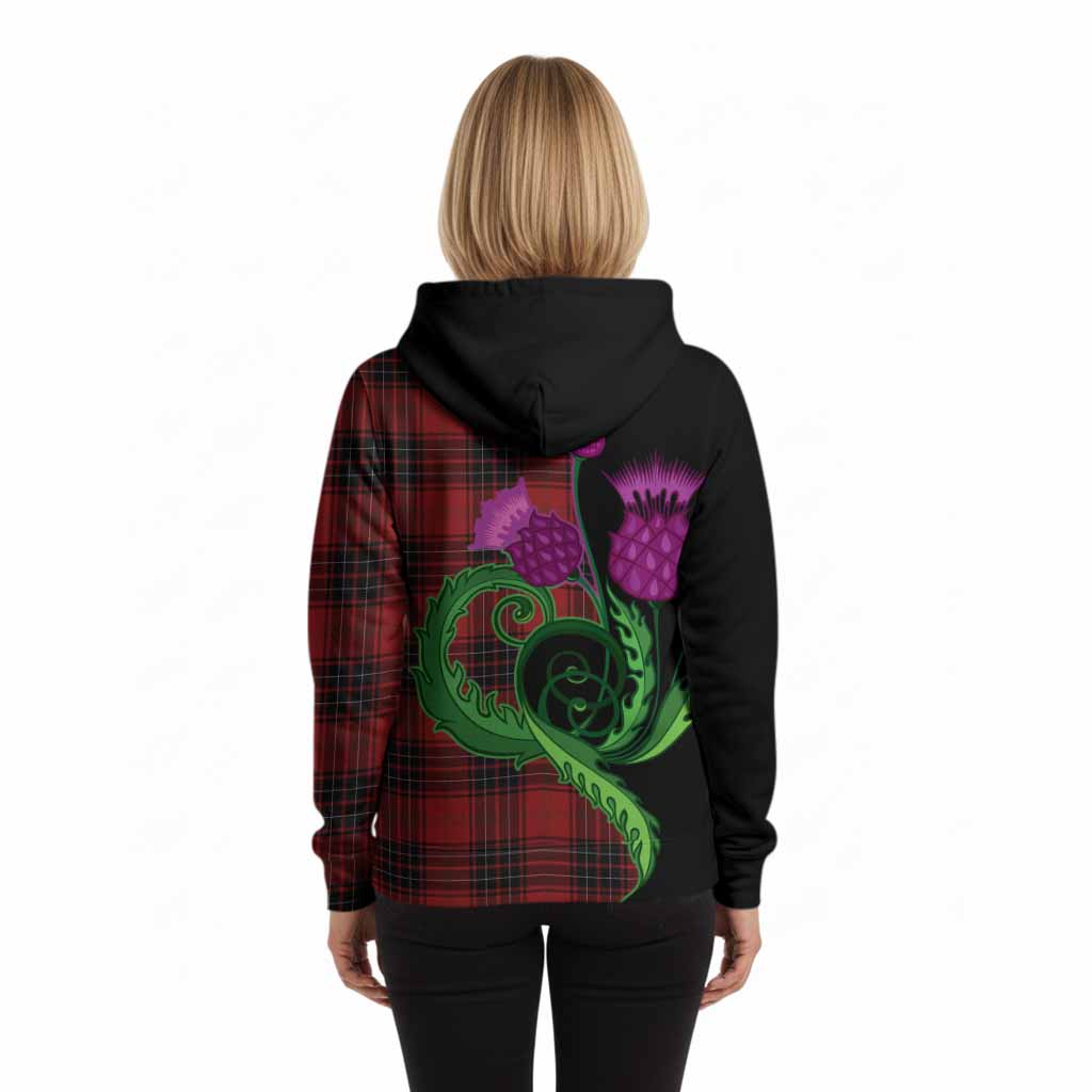 Wemyss Tartan Hoodie Traditional Scottish Thistle