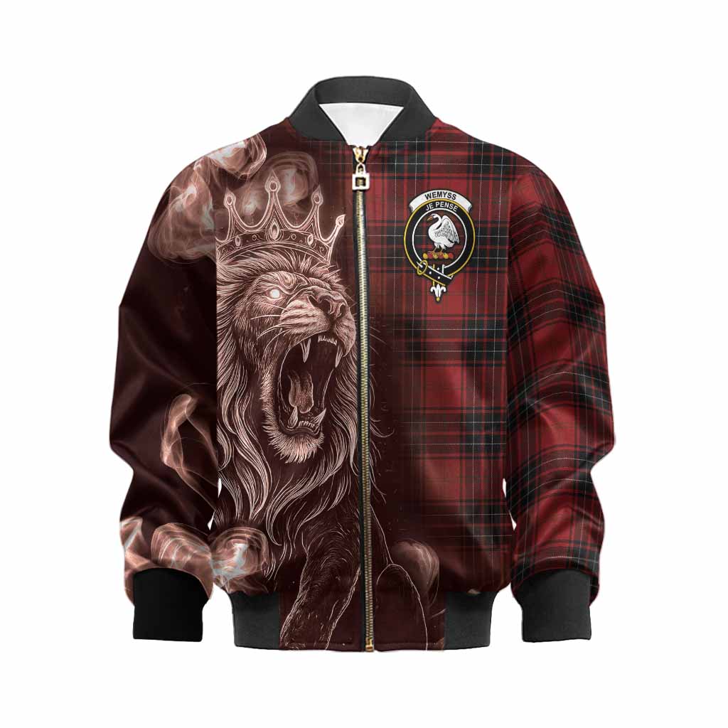 Wemyss Tartan Kid Bomber Jacket Roaring Lion Heritage