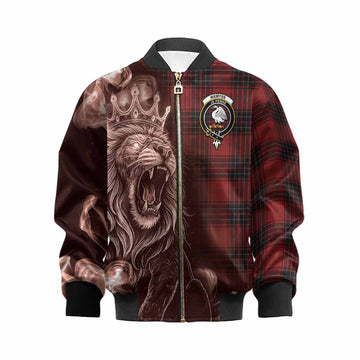 Wemyss Tartan Kid Bomber Jacket Roaring Lion Heritage