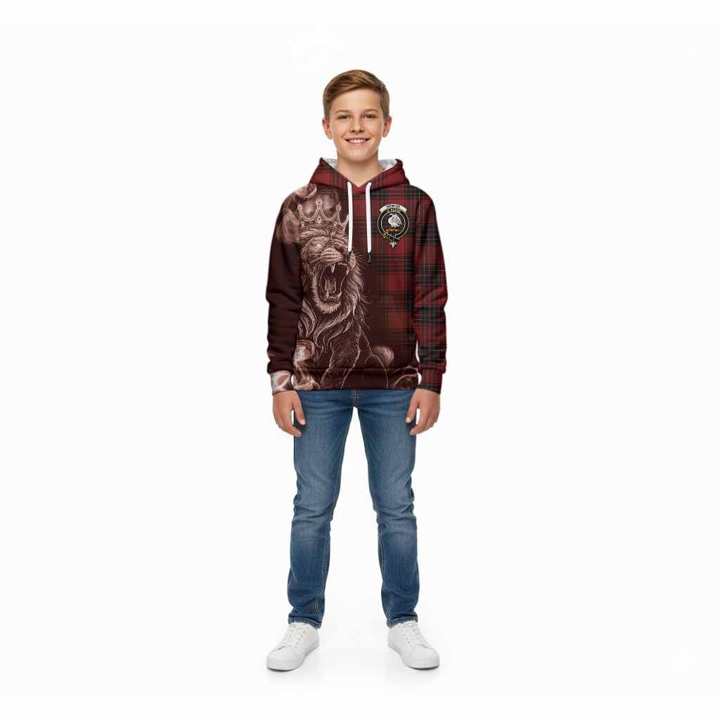 Wemyss Tartan Kid Hoodie Roaring Lion Heritage