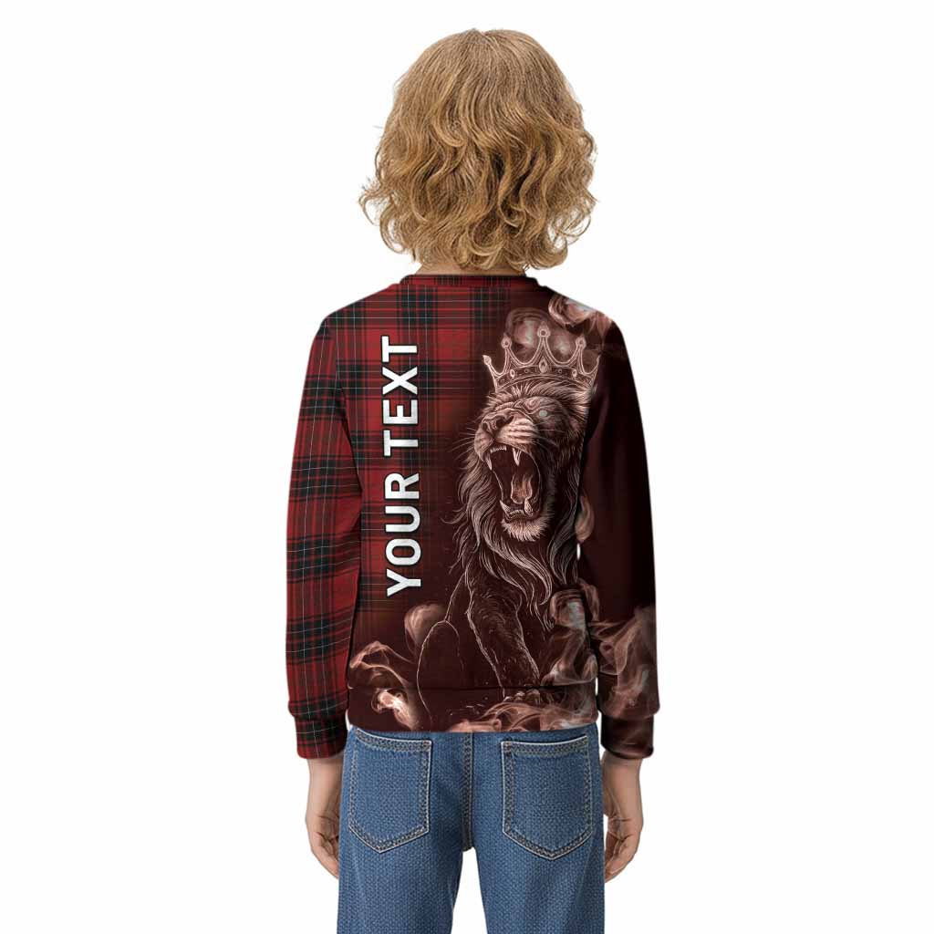Wemyss Tartan Kid Knitted Sweatshirt Roaring Lion Heritage