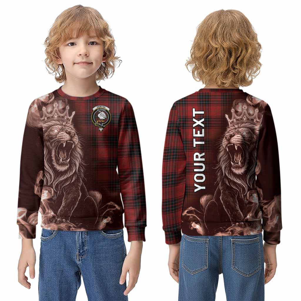 Wemyss Tartan Kid Knitted Sweatshirt Roaring Lion Heritage
