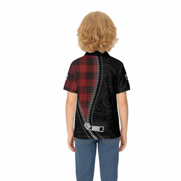 Wemyss Tartan Kid Polo Shirt New Zealand Pattern Unique Zipper Stylized