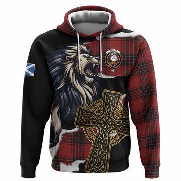 Wemyss Tartan Scottish Hoodie Lion Celtic Heritage