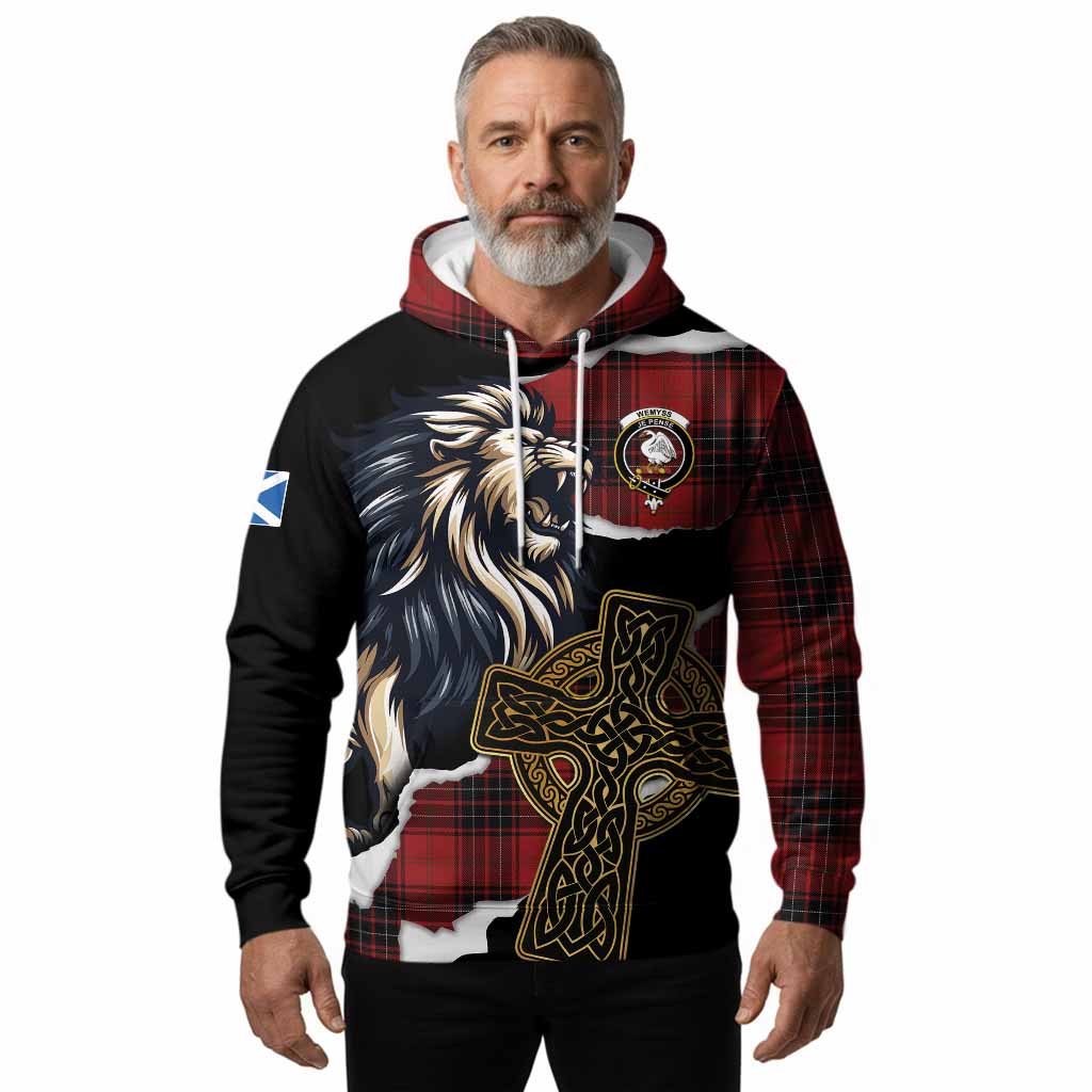 Wemyss Tartan Scottish Hoodie Lion Celtic Heritage